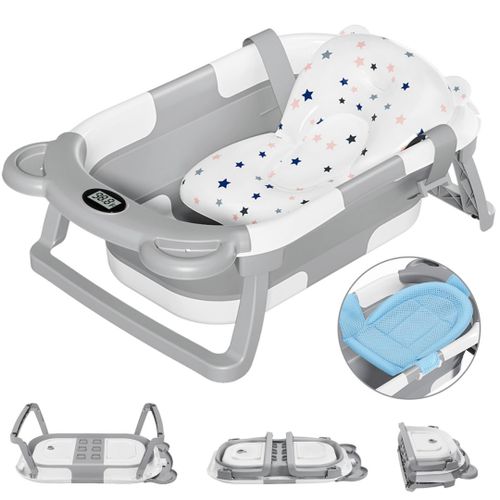 Baignoire Bébé Pliable 6 en 1 avec Accessoires