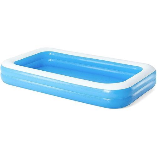 Piscine Familiale Gonflable Bestway – Rectangulaire, 3.05 m x 1.83 m x 46 cm, Bleu