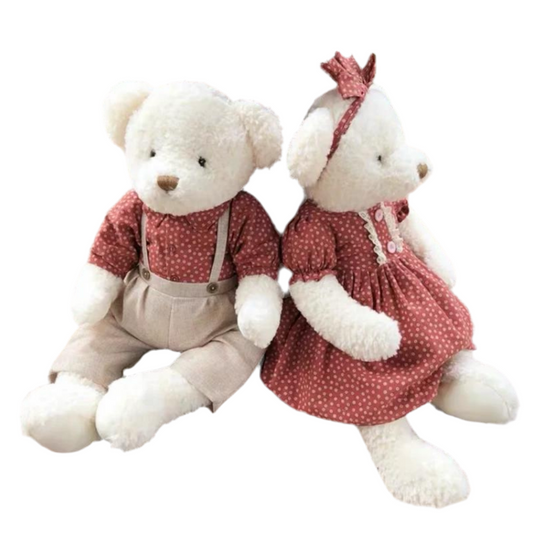 Ours en Peluche Blanc garçonet fille (60 cm)