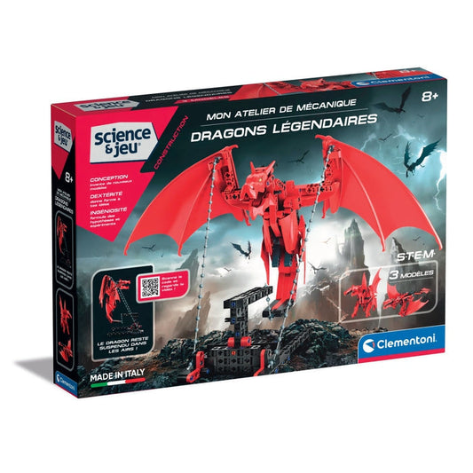 Mon Atelier Mécanique : Dragons Légendaires - Clementoni