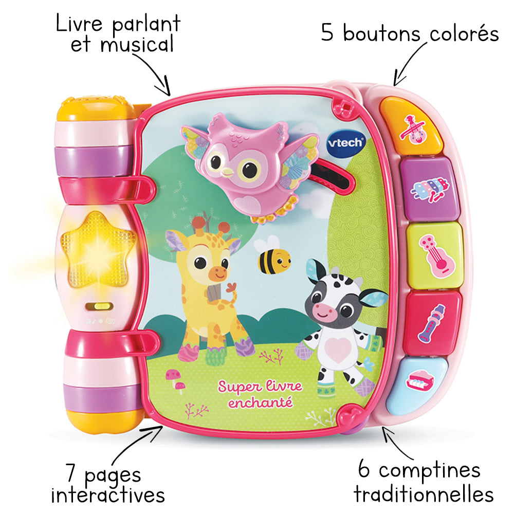 Super Livre Enchanté des Bébés Loulous - Vtech