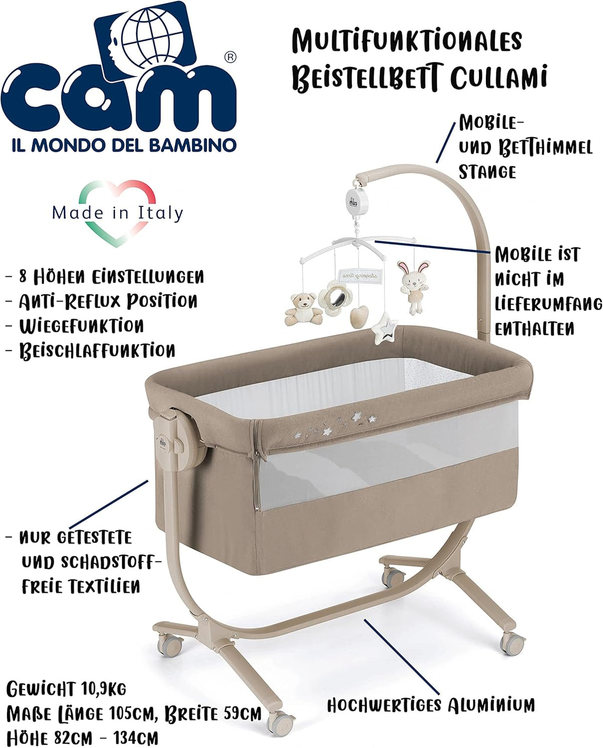 Berceau Cododo Cullami Cœur  – CAM