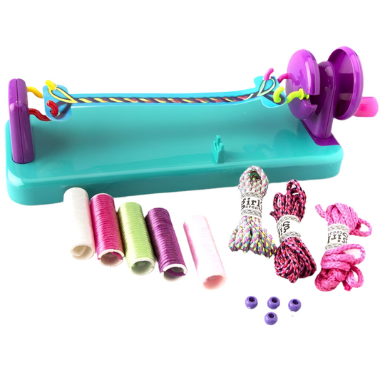 Kit de création de bracelets torsadés 2 en 1 élégants pour fille