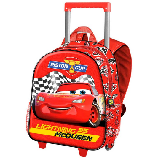 Cartable à roulettes Crèche Cars 3D