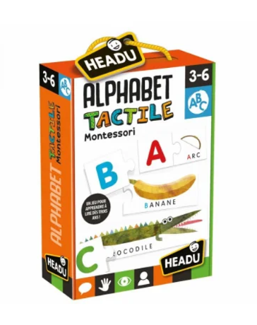 Alphabet Tactile Montessori – HEADU  Un Premier Pas Vers la Lecture