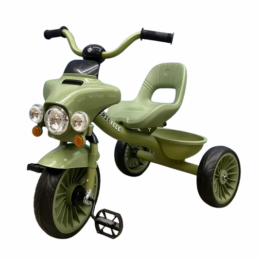 Tricycle Moto avec Phares - Vert