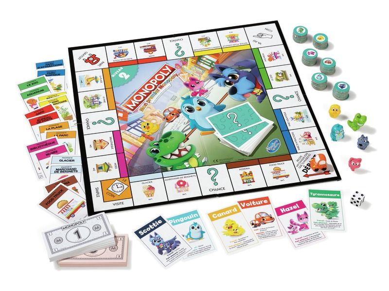 Monopoly Junior : 2 en 1 - Hasbro