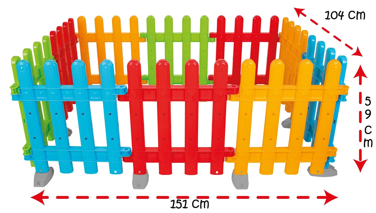 Clôture de Jeu pour Enfants Pilsan – Multicolore, 10 Éléments