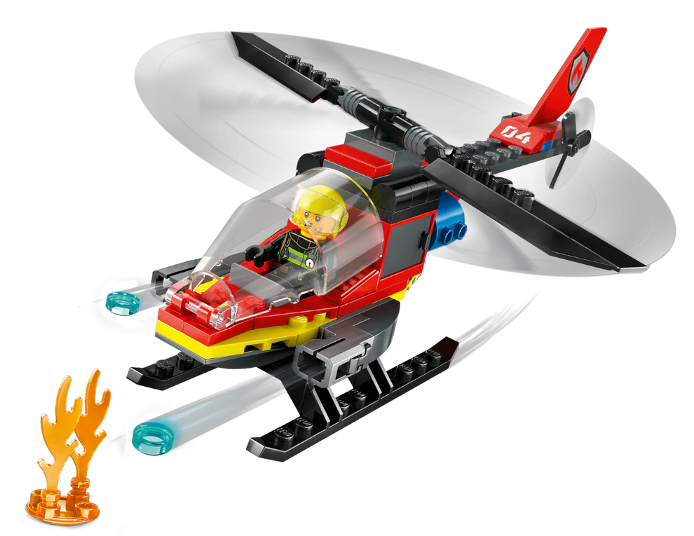 L’hélicoptère de secours des pompiers - LEGO® City