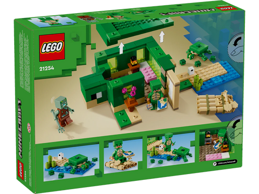 La maison de la plage de la tortue - LEGO® Minecraft®