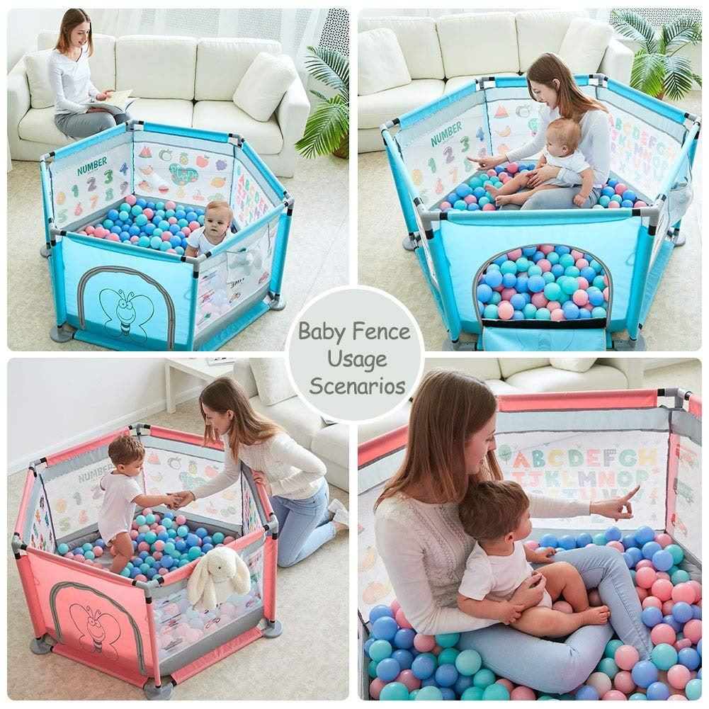 Parc à Balles pour Bébé – Avec 50 Balles Colorées