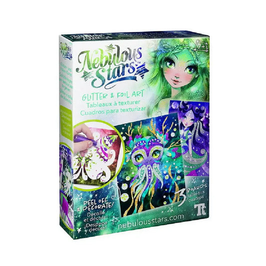 Coloriage et Peinture à Paillettes et Feuilles - Nebulous Stars