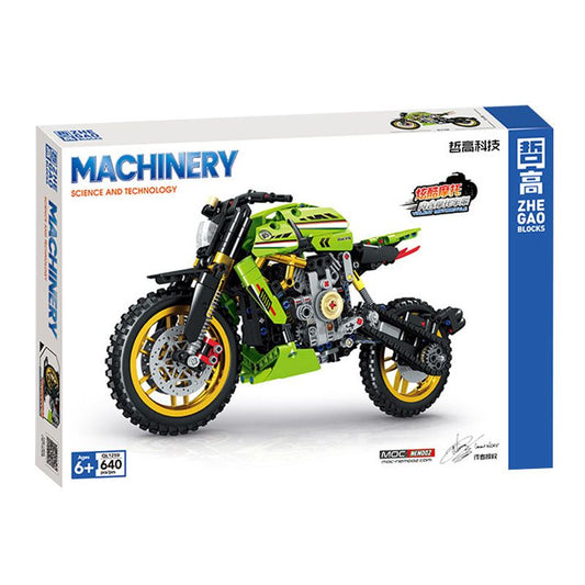 Jeu de Construction de Motos de Course (640 pièces)