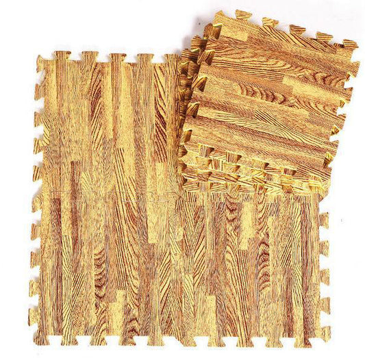 Tapis en Mousse Effet Bois – Confort et Sécurité